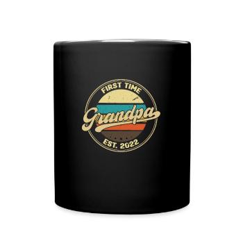 grandfather Grandpa grandad Geschenk - Tasse einfarbig - Schwarz - Vorne