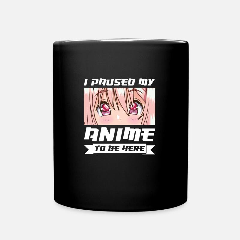 Anime merch Anime Anime Merchandise Geschenk - Tasse einfarbig - Schwarz
