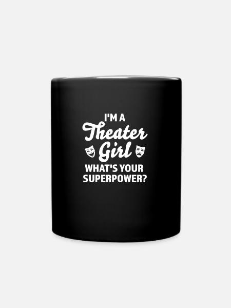 Theater Broadway-Musical Geschenk - Tasse einfarbig - Schwarz