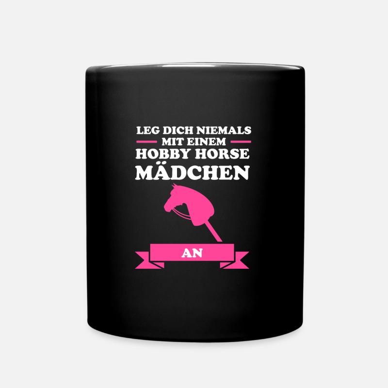 Hobby Horse Mädchen Hobby Horse Mädchen Geschenk - Tasse einfarbig - Schwarz