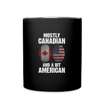 Kanadisch Amerikanisch Kanadisch Amerikanisches Ge - Tasse einfarbig - Schwarz - Vorne