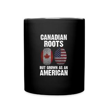 Kanadisch Amerikanisch Kanadisch Amerikanisches Ge - Tasse einfarbig - Schwarz - Vorne