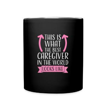 Pflegekraft Pflegekraft Hausmeister Geschenk - Tasse einfarbig - Schwarz - Vorne