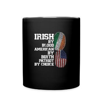 Irland Irisch Irische Wurzeln Geschenk - Tasse einfarbig - Schwarz - Vorne