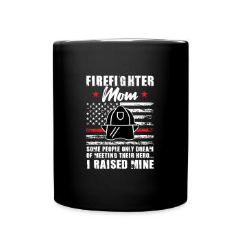 Feuer Feuerwehr Feuerwehr Geschenk - Tasse einfarbig - Schwarz - Vorne