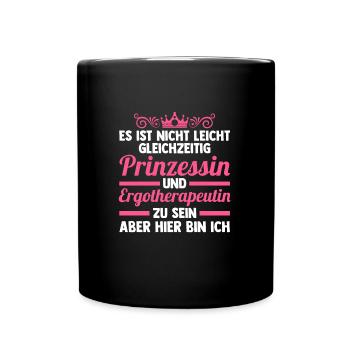 Ergotherapeutin Beruf Ergotherapie Geschenk - Tasse einfarbig - Schwarz - Vorne