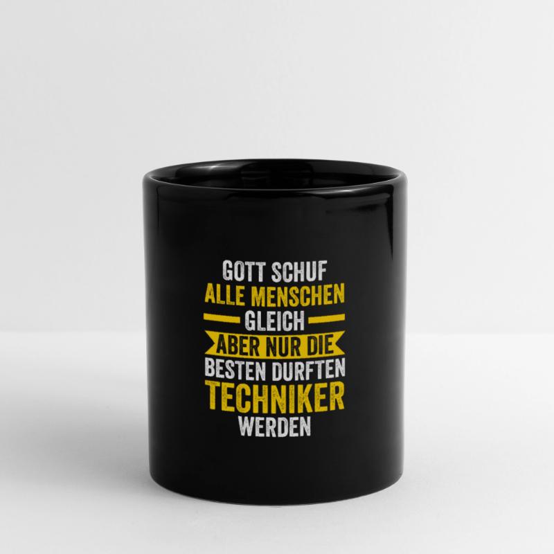 Techniker Beruf Beruf Geschenk Tasse einfarbig