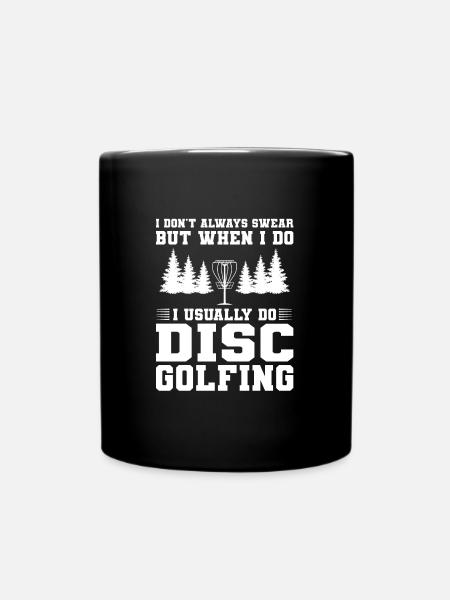 Discgolfer Discgolf Discgolfing Geschenk - Tasse einfarbig - Schwarz