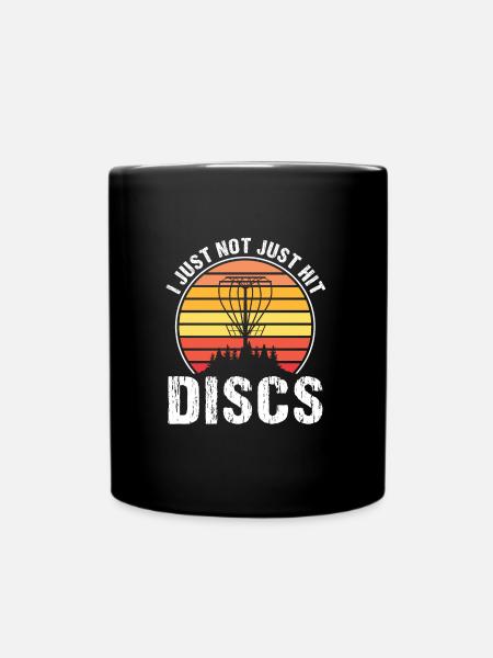 Discgolfer Discgolf Discgolfing Geschenk - Tasse einfarbig - Schwarz
