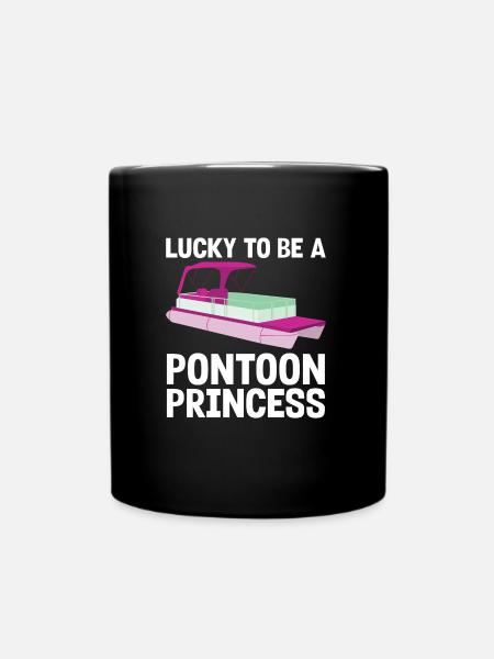 Ponton Pontonierboot Geschenk - Tasse einfarbig - Schwarz