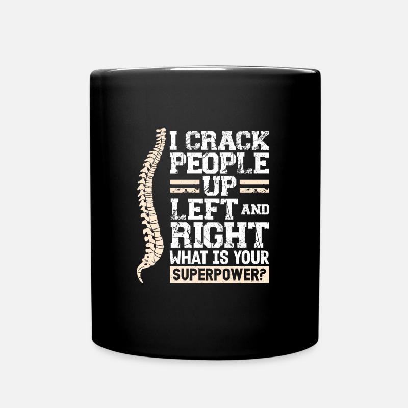 Physiotherapeut Chiropraktiker Chiropraktik Gesche - Tasse einfarbig - Schwarz