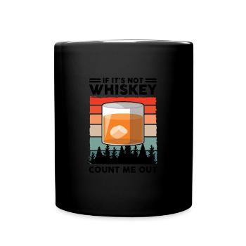 Whiskey trinken Whiskey trinken Whiskey Geschenk - Tasse einfarbig - Schwarz - Vorne