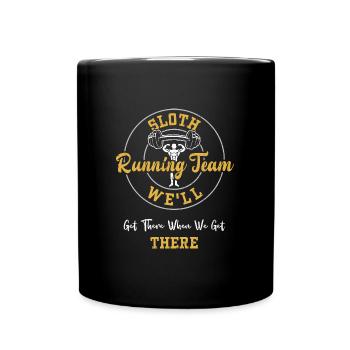 Sloth Running Team We'll Get The... - Full Colour Mug - black - Front