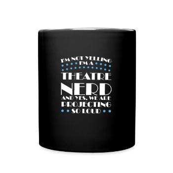 Theater Broadway Theater Geschenk - Tasse einfarbig - Schwarz - Vorne