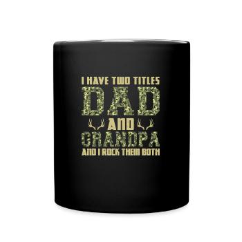 Jäger Jagd Jagd Geschenk - Tasse einfarbig - Schwarz - Vorne