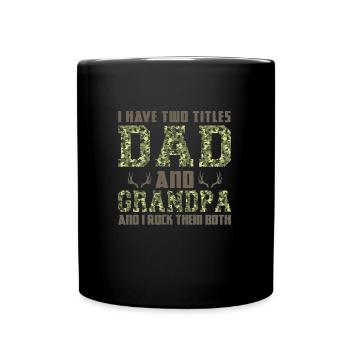 Jäger Jagd Jagd Geschenk - Tasse einfarbig - Schwarz - Vorne