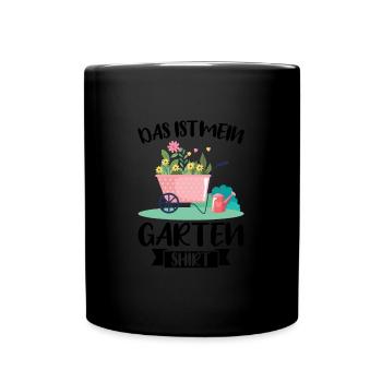 Garten Pflanze Pflanzen Geschenk - Tasse einfarbig - Schwarz - Vorne