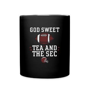 God Sweet Tea and the SEC - Full Colour Mug - black - Front