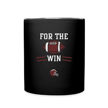 Pour la victoire - Football - Mug uni - noir - Devant