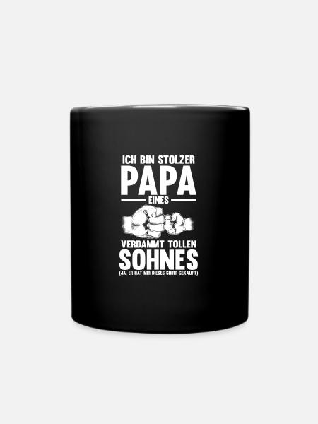 Große Schwester Eule Grosse Schwester Geschenk - Tasse einfarbig - Schwarz