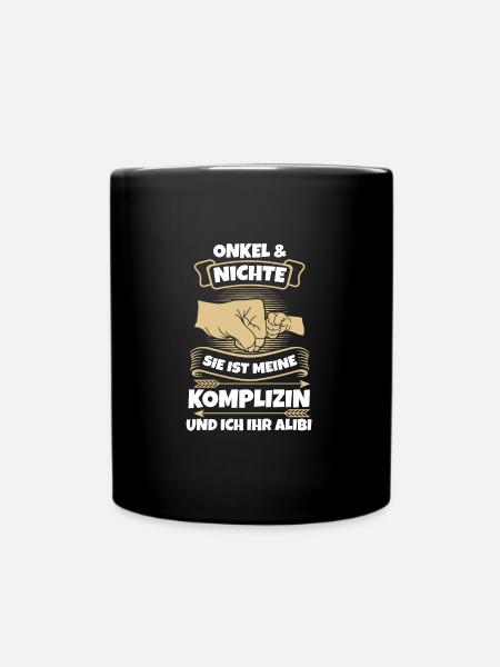 Stiefvater Familie Stiefpapa Geschenk - Tasse einfarbig - Schwarz