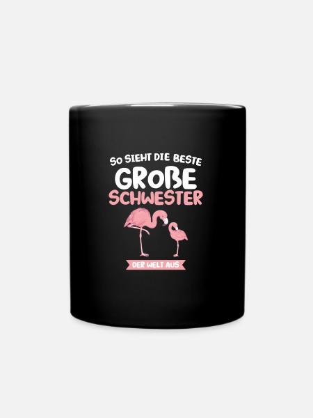 Papa & Opa Familie Papa Geschenk - Tasse einfarbig - Schwarz