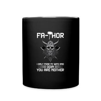 papa Vater Vater Tag Geschenk - Tasse einfarbig - Schwarz - Vorne