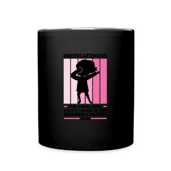 Kindergarten Dabbing Kindergartenkind Geschenk - Tasse einfarbig - Schwarz - Vorne