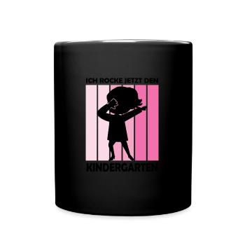 Kindergarten Dabbing Kindergartenanfänger Geschenk - Tasse einfarbig - Schwarz - Vorne