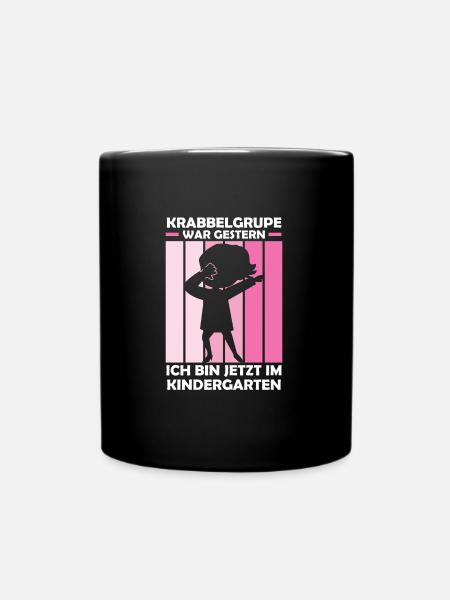 Kindergarten Dabbing Kindergartenanfänger Geschenk - Tasse einfarbig - Schwarz