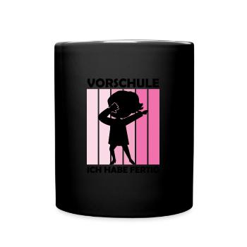 Vorschule Dabbing Vorschulkind Geschenk - Tasse einfarbig - Schwarz - Vorne