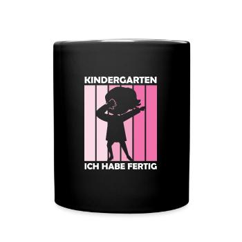 Kindergarten Dabbing Kita-Abgänger Geschenk - Tasse einfarbig - Schwarz - Vorne