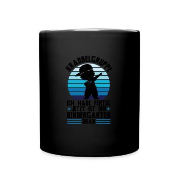 Kindergarten Dabbing Kita-Anfang Geschenk - Tasse einfarbig - Schwarz - Vorne