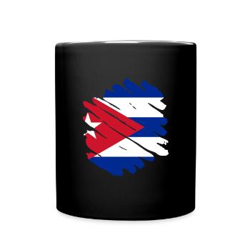 Cuba Drapeau Caraïbes Vacances Cuba Voyage La Havane - Mug uni - noir - Devant