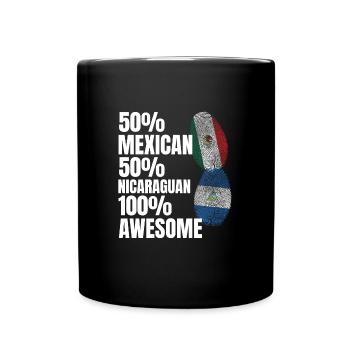 Basketball & Tacos Baseball Tacos Geschenk - Tasse einfarbig - Schwarz - Vorne