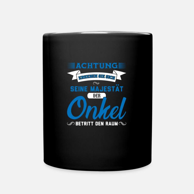 Onkel Familie Onkels Geschenk - Tasse einfarbig - Schwarz