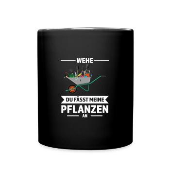 Gärtner Garten Landschaftsbauer Geschenk - Tasse einfarbig - Schwarz - Vorne