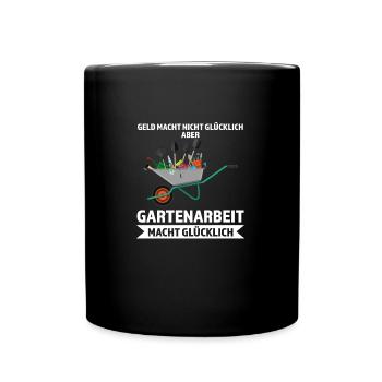 Gärtner Garten Landschaftsbauer Geschenk - Tasse einfarbig - Schwarz - Vorne