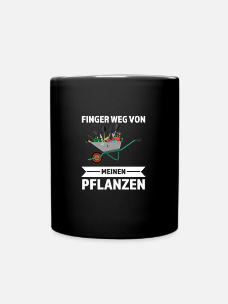 Gärtner Garten Gartenbau Geschenk - Tasse einfarbig - Schwarz