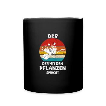 Gärtner Garten Landschaftsbauer Geschenk - Tasse einfarbig - Schwarz - Vorne