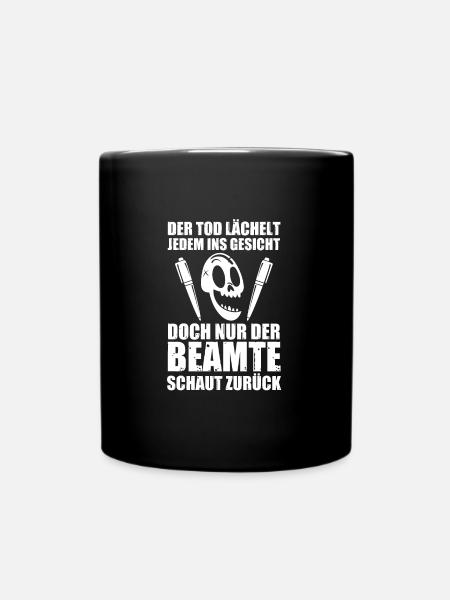 Beamter Beruf Beamte Geschenk - Tasse einfarbig - Schwarz