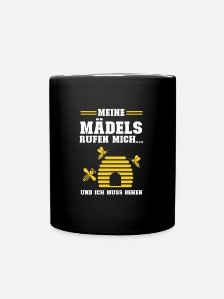 Imker Bienen Imkern Geschenk - Tasse einfarbig - Schwarz