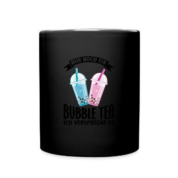 Bubble Tea Kawaii Bubble Tea Trinker Geschenk - Tasse einfarbig - Schwarz - Vorne