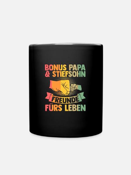 Patenonkel Patentochter Taufpate Geschenk - Tasse einfarbig - Schwarz