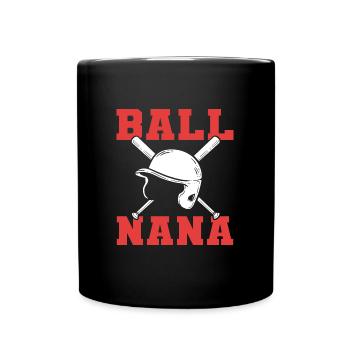 Softball Softball Players - Full Colour Mug - black - Front