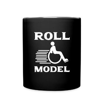 Wheelchair - Full Colour Mug - black - Front