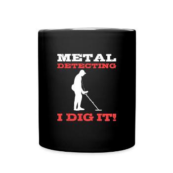 Détecteur de métaux - Mug uni - noir - Devant