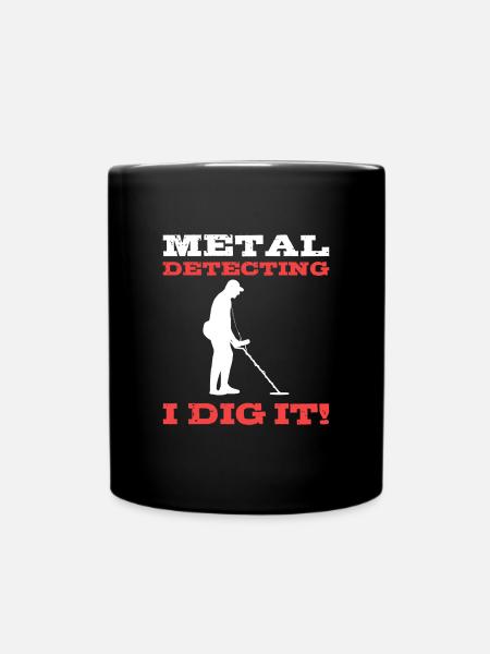 Metalldetektor - Tasse einfarbig - Schwarz