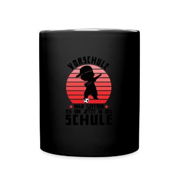 Kindergarten Vorschule Vorschulpädagoge Geschenk - Tasse einfarbig - Schwarz - Vorne