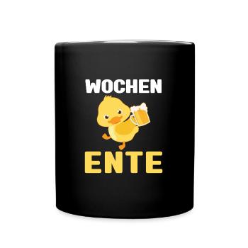 Lustig Ironie Ente Ente Sarkasmus Geschenk - Tasse einfarbig - Schwarz - Vorne